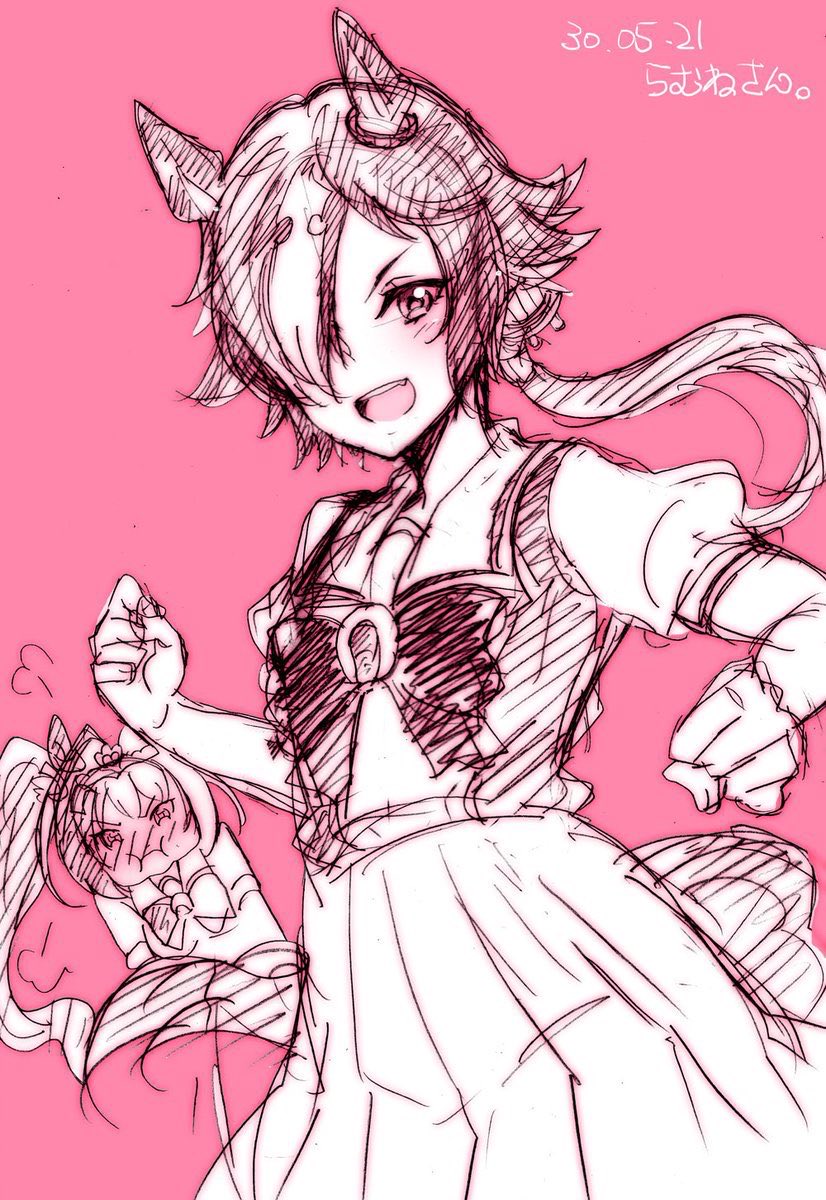 r_a_m_u_n_e_uma's tweet photo. #全クリエイターに告ぐウオッカを描いた作品を解放せよ

8年前に描いたものなら…(たぶんアニメを見て描いたやつやと思う） https://t.co/DRb5IdFRXs