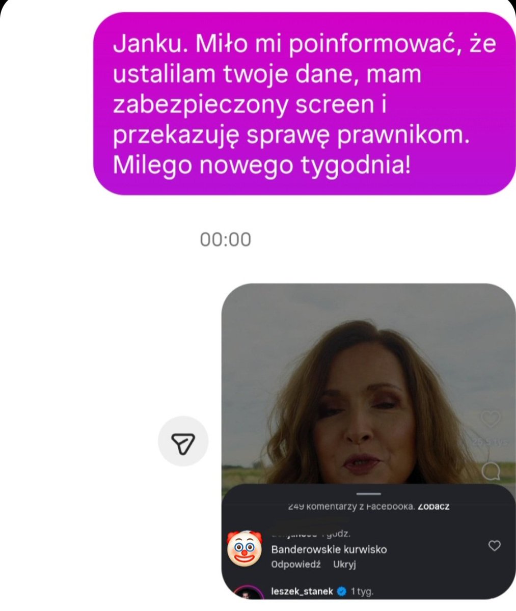 AGozdyra's tweet photo. Krótka historia o tym, żeby trzymać emocje na wodzy.
Dziś w nocy dostałam skrajnie obrzydliwą wiadomość, której autor zamieścił dodatkowo obraźliwy komentarz pod moim wpisem. Dalej sprawy potoczyły się szybko. Dobrze, że p. Janka naszła refleksja. Fundacja Zwierzęca Polana ma dodatkowy tysiąc zł.