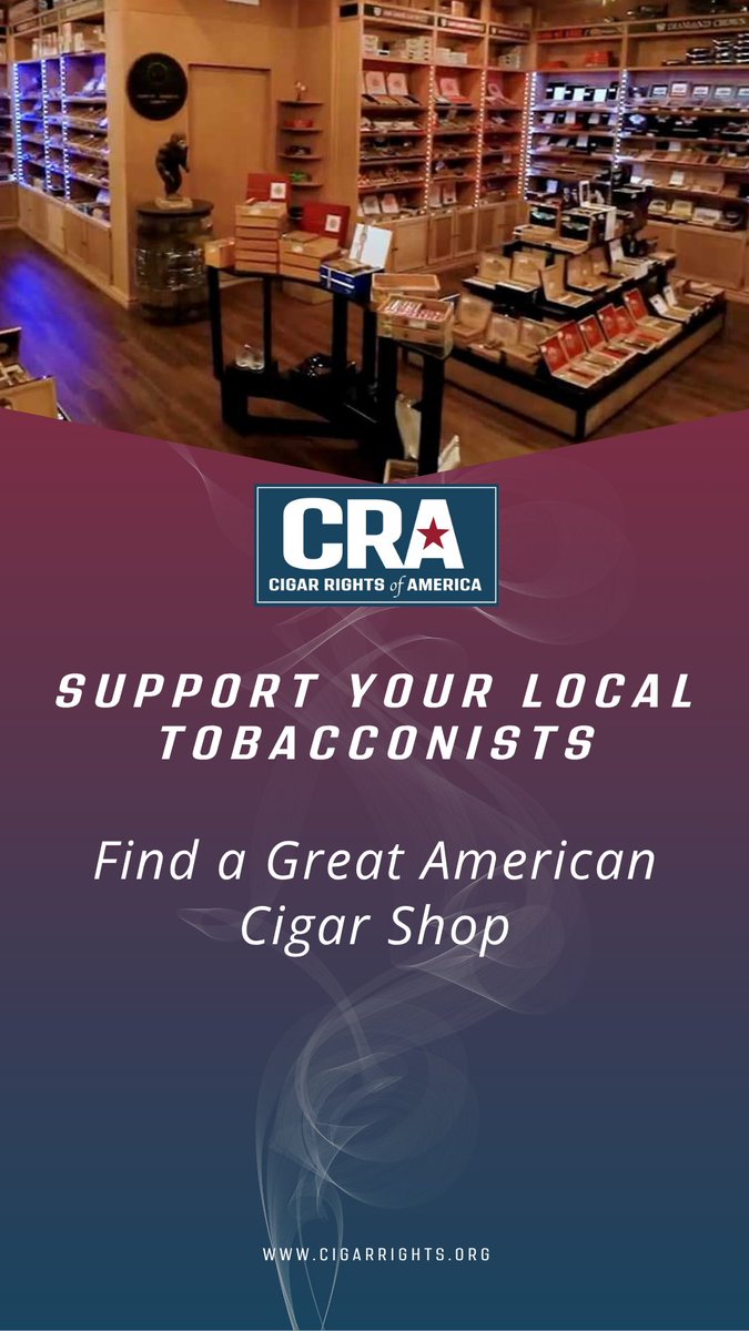 CigarRights's tweet photo. Find your Great American Cigar Shop: https://t.co/nPRFlavQn2

#PremiumCigars #Cigars #CigarRightsOfAmerica #ProtectYourRights https://t.co/dAgkmhy0jJ