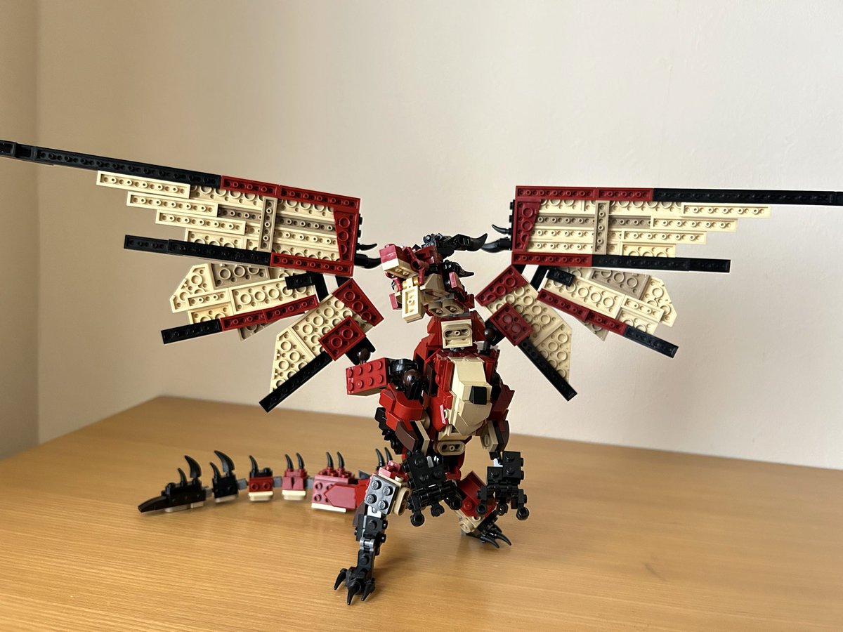 lQFjosh1AJ28474's tweet photo. 今まで色んなモンスターを作ったけど、個人的にムフェトが最高傑作
#モンハン #MonsterHunter #LEGO https://t.co/cKUNZOtc2x