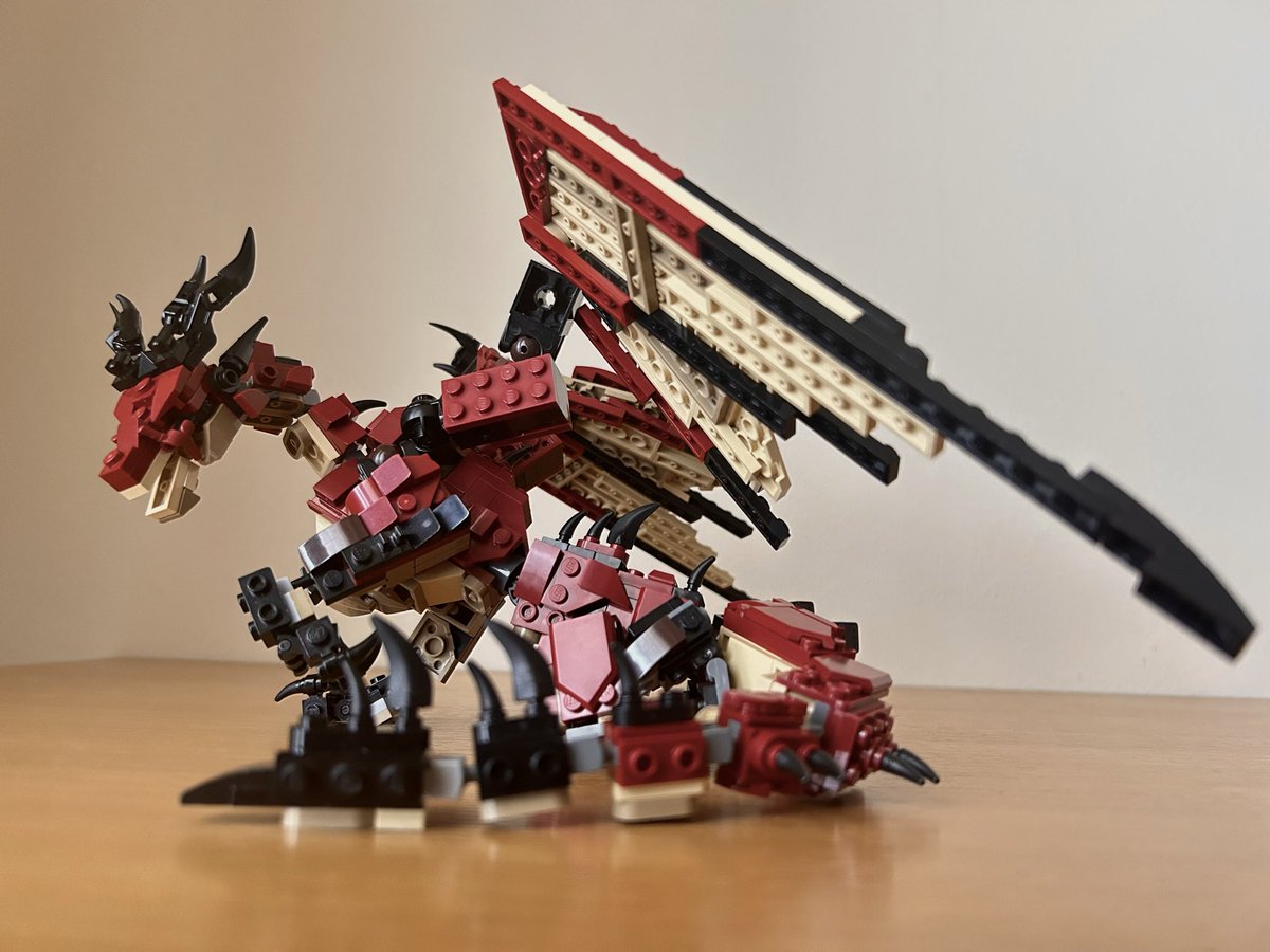 lQFjosh1AJ28474's tweet photo. 今まで色んなモンスターを作ったけど、個人的にムフェトが最高傑作
#モンハン #MonsterHunter #LEGO https://t.co/cKUNZOtc2x