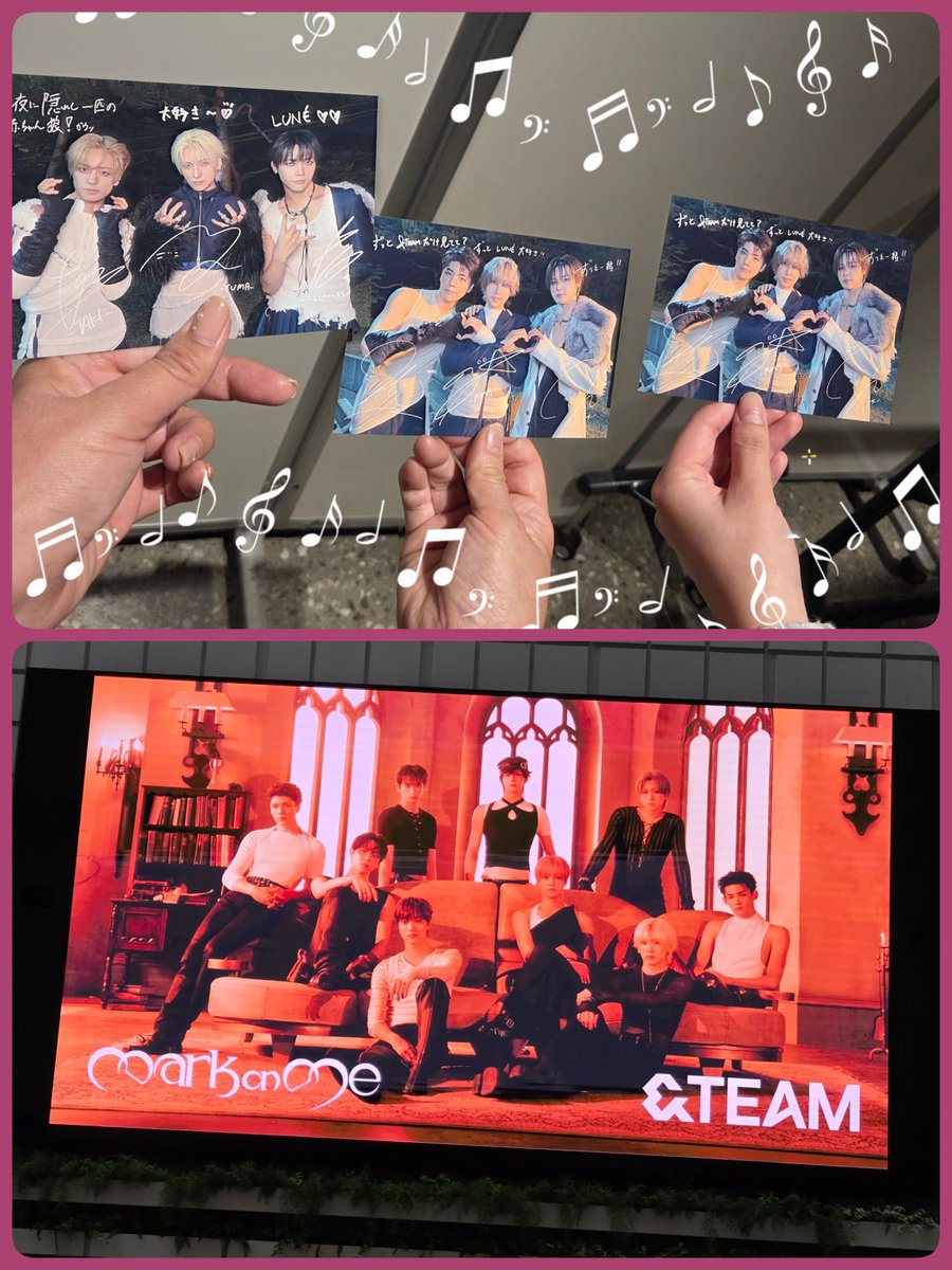 kiyminto21420's tweet photo. 2026.9/21 台風の影響で&amp;TEAM ショケやるのかも微妙なところ8:30に開催が決定してよかった！特急も遅れて走ってくれたし、会場いったらまさかの最前列で、タキくんに気づいてもらえて手振ってくれたよ〜！幸せすぎる1日 https://t.co/q7jqpK6QFO