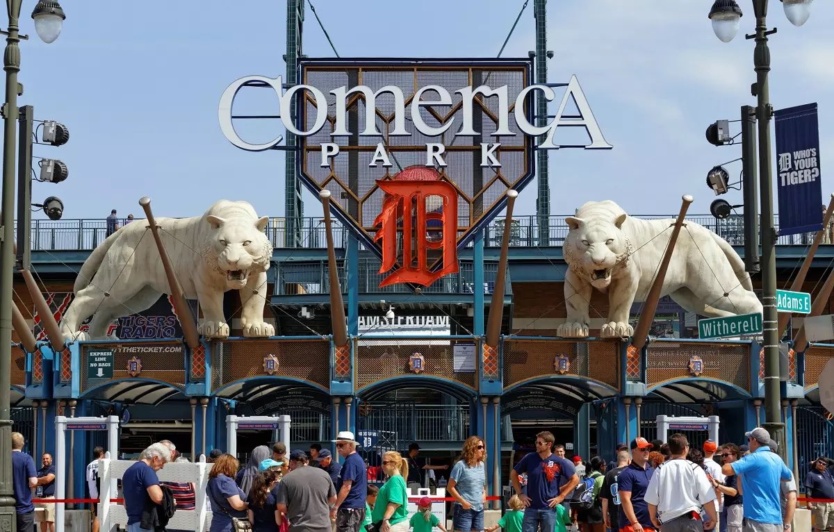 bythewaybro's tweet photo. RIP Comerica Park.

New name, new era of Tigers baseball. https://t.co/1M3h0SZt3k