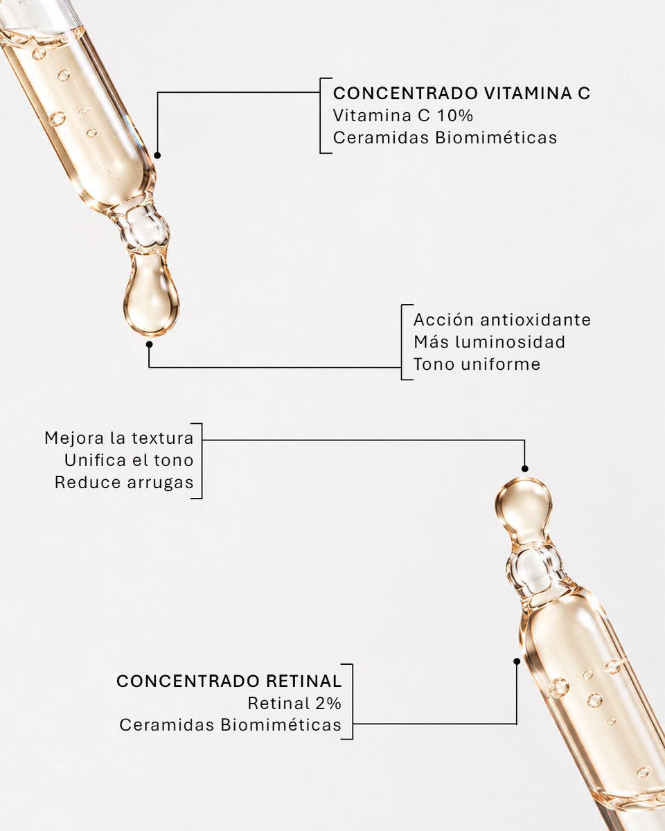 thaderpharma's tweet photo. Qué necesita una #piel saludable? No siempre es un solo activo, sino cómo se combinan.

El Pack Ceramix Drops reúne Vit. C 10%, Retinal 2%, sérum y crema para hidratar, iluminar y cuidar textura y barrera cutánea.

Descubre qué aporta cada fórmula.
#ThaderPharma #CeramixDrops https://t.co/RwcMnfws7n