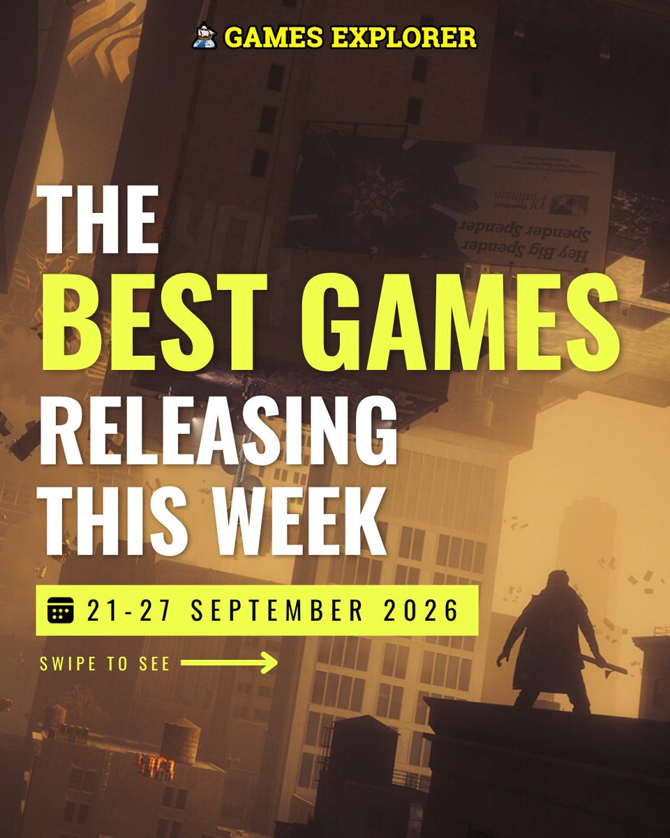 explorerxgames's tweet photo. This week in gaming: 12 of the best games releasing, Silent Hill: Townfall, Control Resonant, EA Sports FC 27, and more. Full list below. What are you playing this week? https://t.co/FJ5vPQxKlV