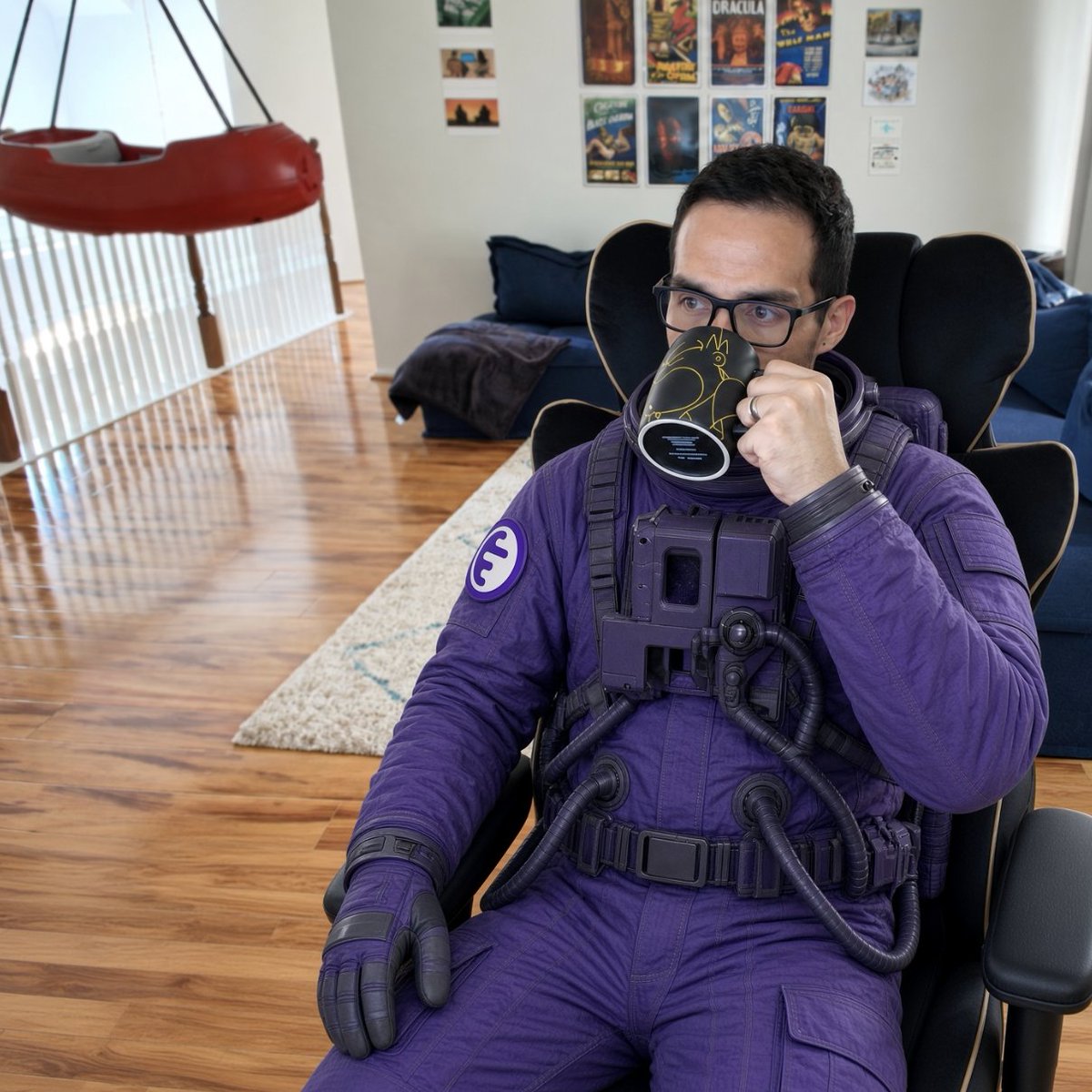 nasa_ink's tweet photo. GM, coffee, then moon, right, @cruelhandeth? 👨‍🚀 https://t.co/yRmXyPMTzb