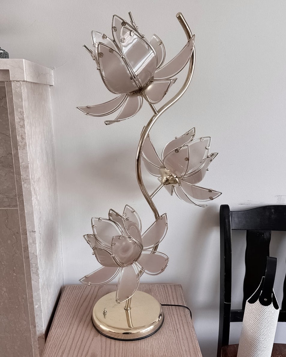 glirttery's tweet photo. thinking about delicate vintage floral lamps again https://t.co/1Ql638fCfq