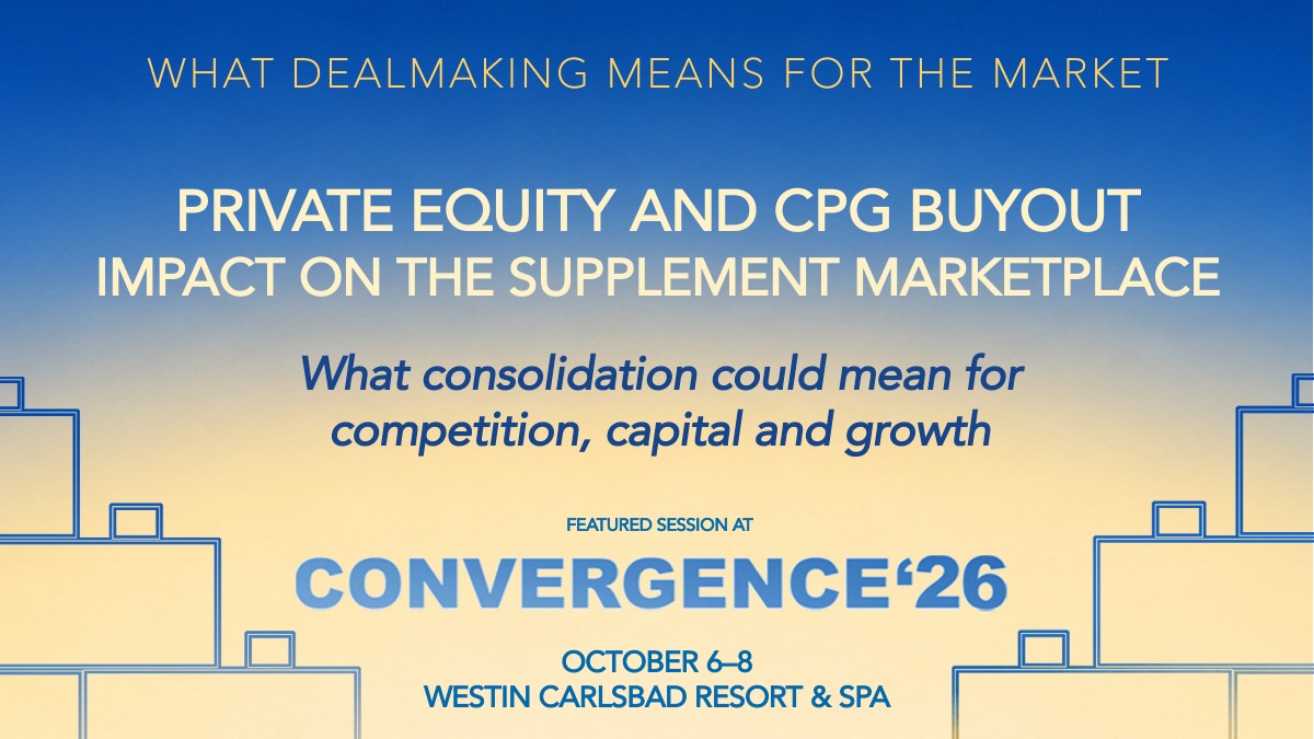 CRN_Supplements's tweet photo. Investment and acquisition activity continues to reshape the dietary supplement marketplace. Hear from top firms on what private equity and strategic CPG ownership can mean for growth, innovation, company culture and brand identity. Register today: https://t.co/DzG45vdIQz https://t.co/iT9OOI2AJw