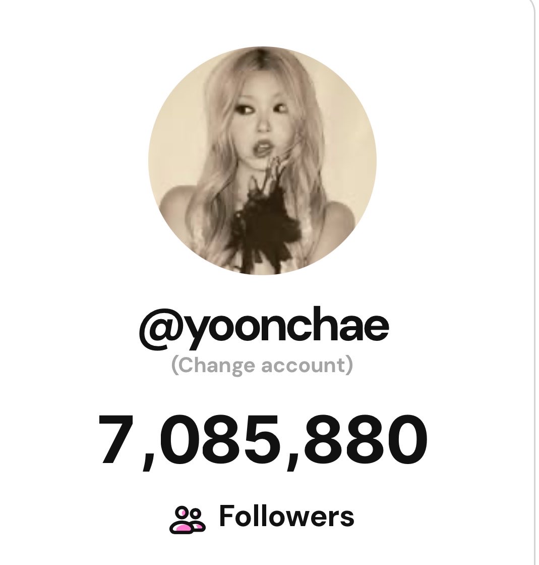 younjungllit's tweet photo. KATSEYE’S #YOONCHAE is now the most followed member of #KATSEYE with 7.08M followers 🔥🔥

She officially becomes the Beyoncé of the group, surpassing former member #MANON with 7.02M followers 😊 https://t.co/zFfmv1UEgd