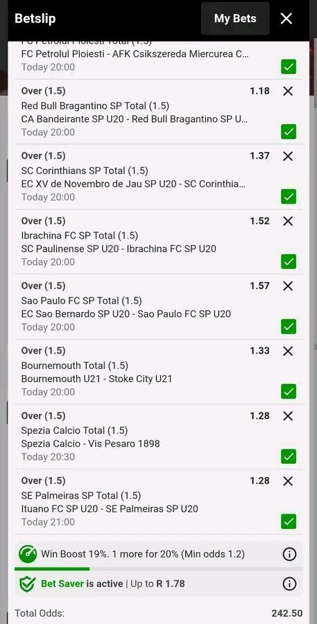 murunwamana5us's tweet photo. Betway codes

Code:BW745231C6
Straight wins plus over 1.5 Goals Kickoff 14:30

Code:BW74522DAF
Double chance

CodeBW745228D2
Under 2.5 goals https://t.co/xstmsgrvjp