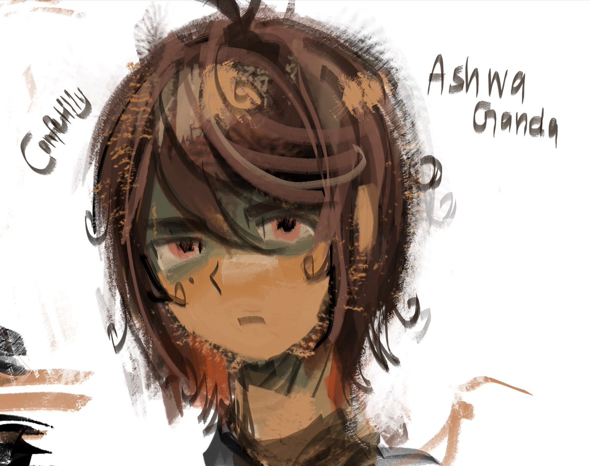 Confetillu's tweet photo. Brush testing 💀 https://t.co/yqaTgA47mt