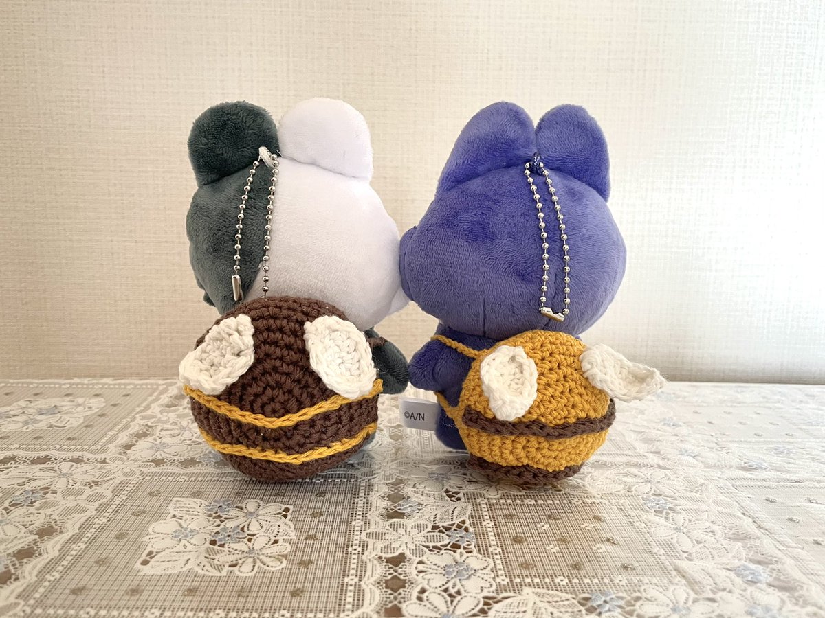 ao_098_'s tweet photo. にじたうん自立しない問題を解決🐝
(こやたうんの圧がすごい)

#めちゃたうん
#にじたうんが見られるタグ
#にじさんじ手芸部 https://t.co/lI6BOMKkZV