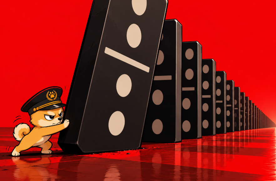 BabyShibHQ's tweet photo. Sometimes all it takes is one piece of content reaching the right person.

Keep creating. Keep spreading BabyShib.

Let’s see where the dominoes fall. 🐾 https://t.co/z5Lapc01Xn