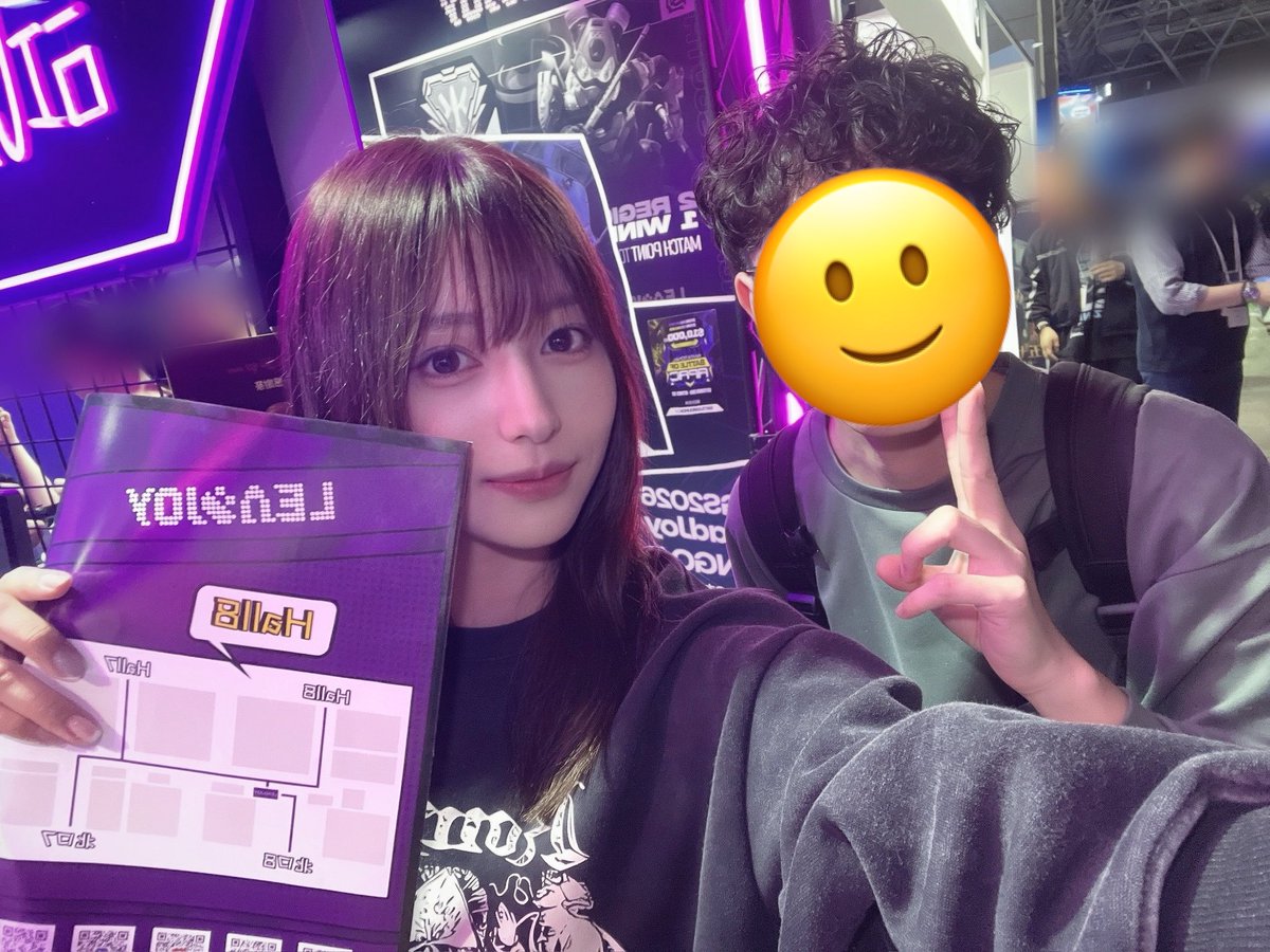 sakei_games's tweet photo. たぶ子さん(@TAB_c001 )とも写真撮れてたー！

最初カメラ起動できず断念したけど優しくお話してくれて神対応✨️
2回目チャレンジではたぶ子さん自身にカメラを持ってもらった！📸⋆꙳

閉幕間際なのに神対応で神ビジュありがとうございました😊

#たぶ子 #TGS2026 #LeadJoy https://t.co/dJfq3iweD8