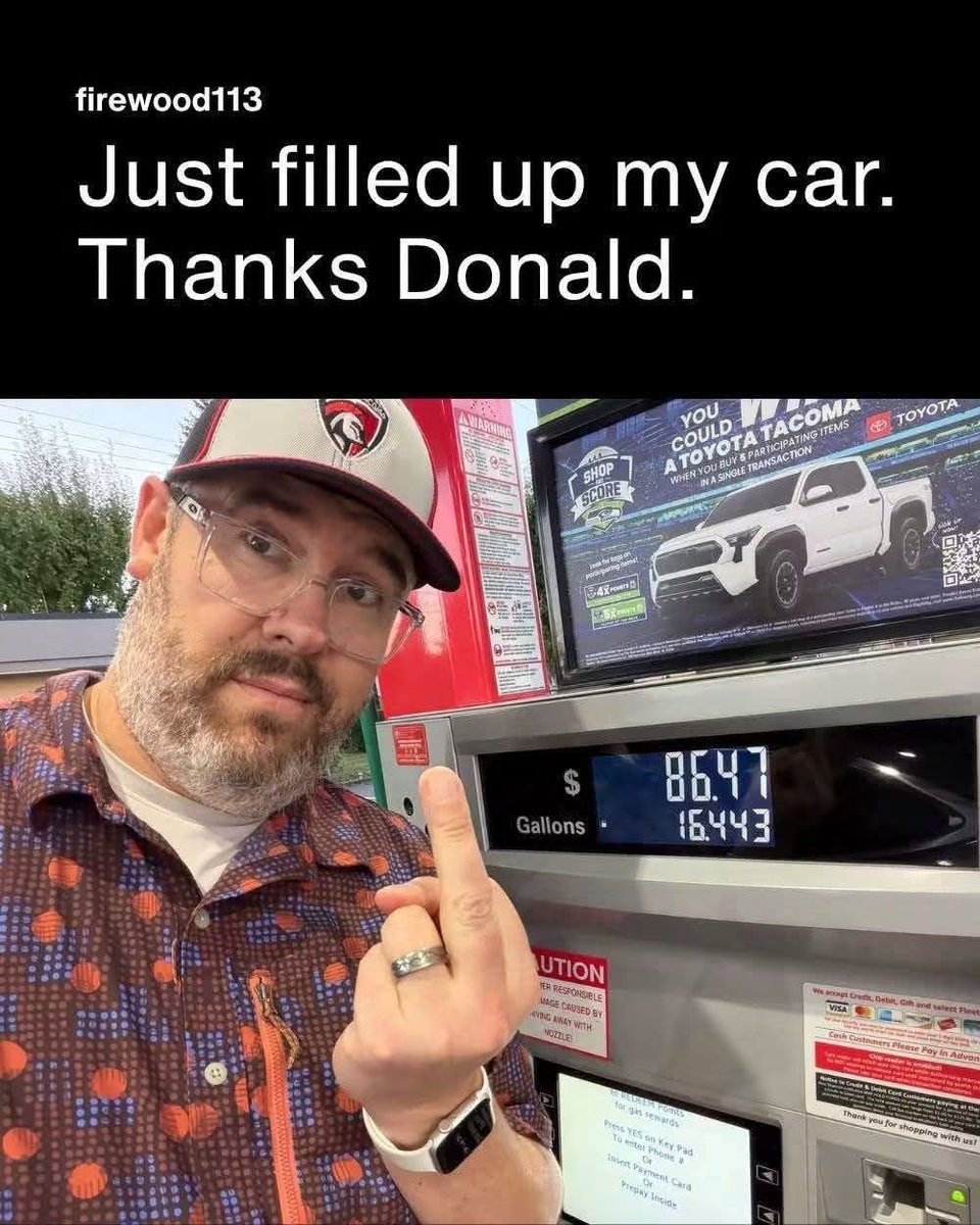 AmesStraight's tweet photo. I pay $3.78 a gallon.  It's  your governor.... not Trump. 🙄 https://t.co/b90xnDVc8o