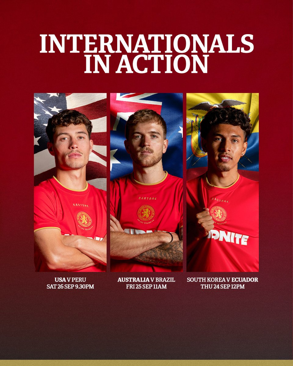 Boro's tweet photo. The first assignments of a busy international break 🫡🌎 https://t.co/SIV1EjiriZ