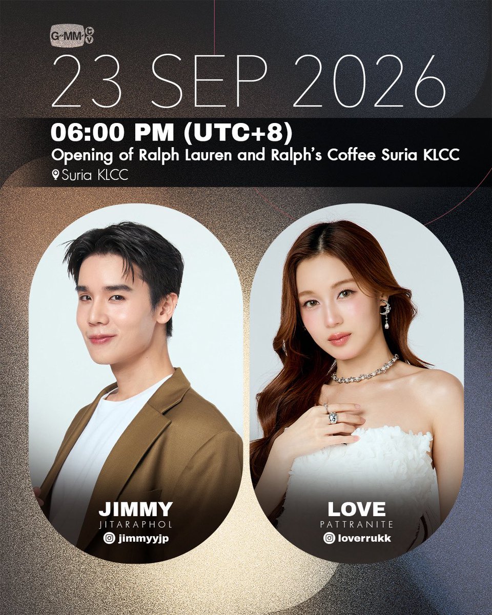 GMMTV's tweet photo. Artist Programs &amp; Events

#GMMTV https://t.co/CDRP4cljvT