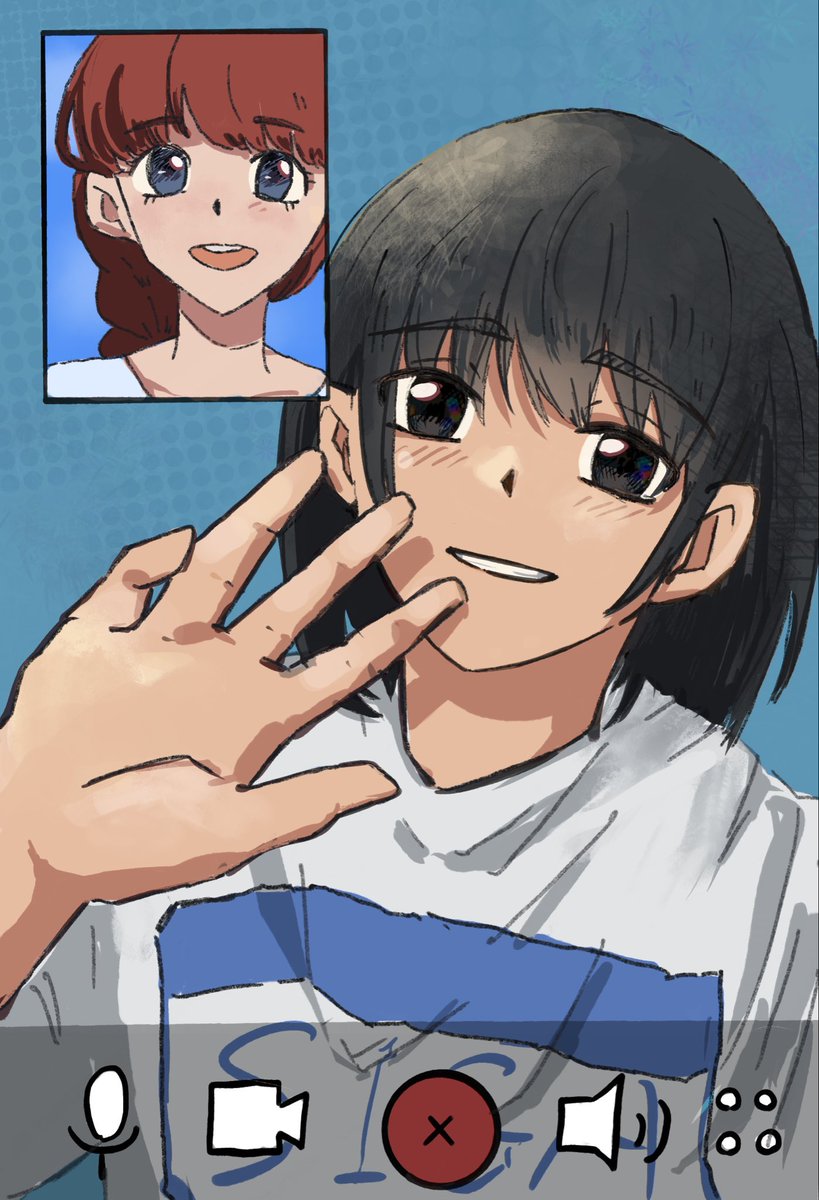 yWuFzTXNoDYaKj2's tweet photo. ビデオ通話するマリとララ

#さよならララ https://t.co/T3E2l1iXHE