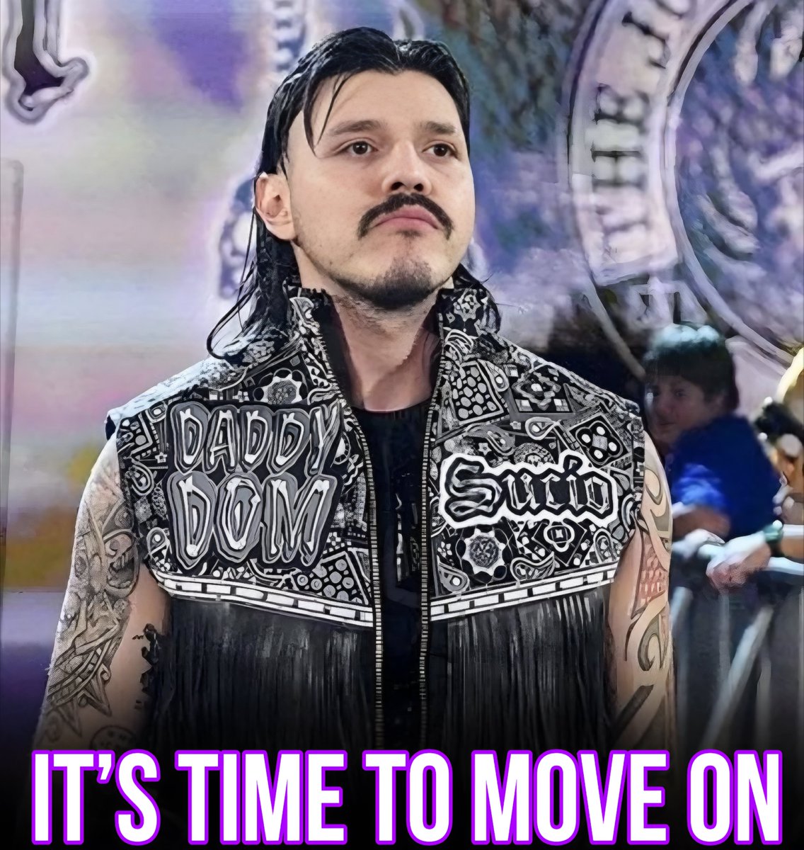 AllDAYZ77's tweet photo. I think Dominik Mysterio should betray The Judgment Day and go on a babyface run.

It’s time for him to move on. Oba Femi and Bron Breakker are shining right now, while Dominik feels stuck in the same spot.

Dom has everything it takes to become a great babyface. https://t.co/hxVzpsYTsm