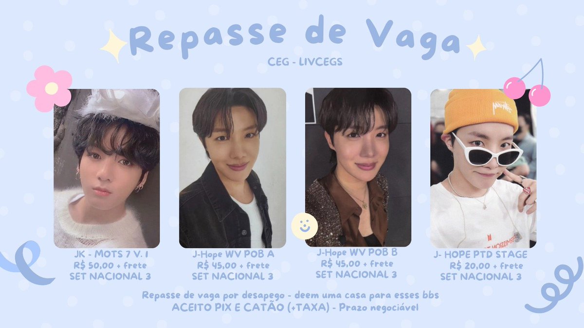 esquerda_lua's tweet photo. ୨୧ ˚₊‧꒰ა ☆ 𝐑𝐄𝐏𝐀𝐒𝐒𝐄 𝐃𝐄 𝐕𝐀𝐆𝐀𝐒 ☆ ໒꒱ ‧₊˚ ୨୧

꒰ა ♡ ໒꒱ CEGs variadas
✧ Valores na imagem + fretes/taxas para a GOM
⋆ Repasse por desapego ⋆
୨୧ PIX ou cartão (+ taxas) ୨୧

☆ Prioridade para pagamento imediato, prazo negociável
 Dúvidas/interesse? PV aberto! https://t.co/UwfkCugT7K