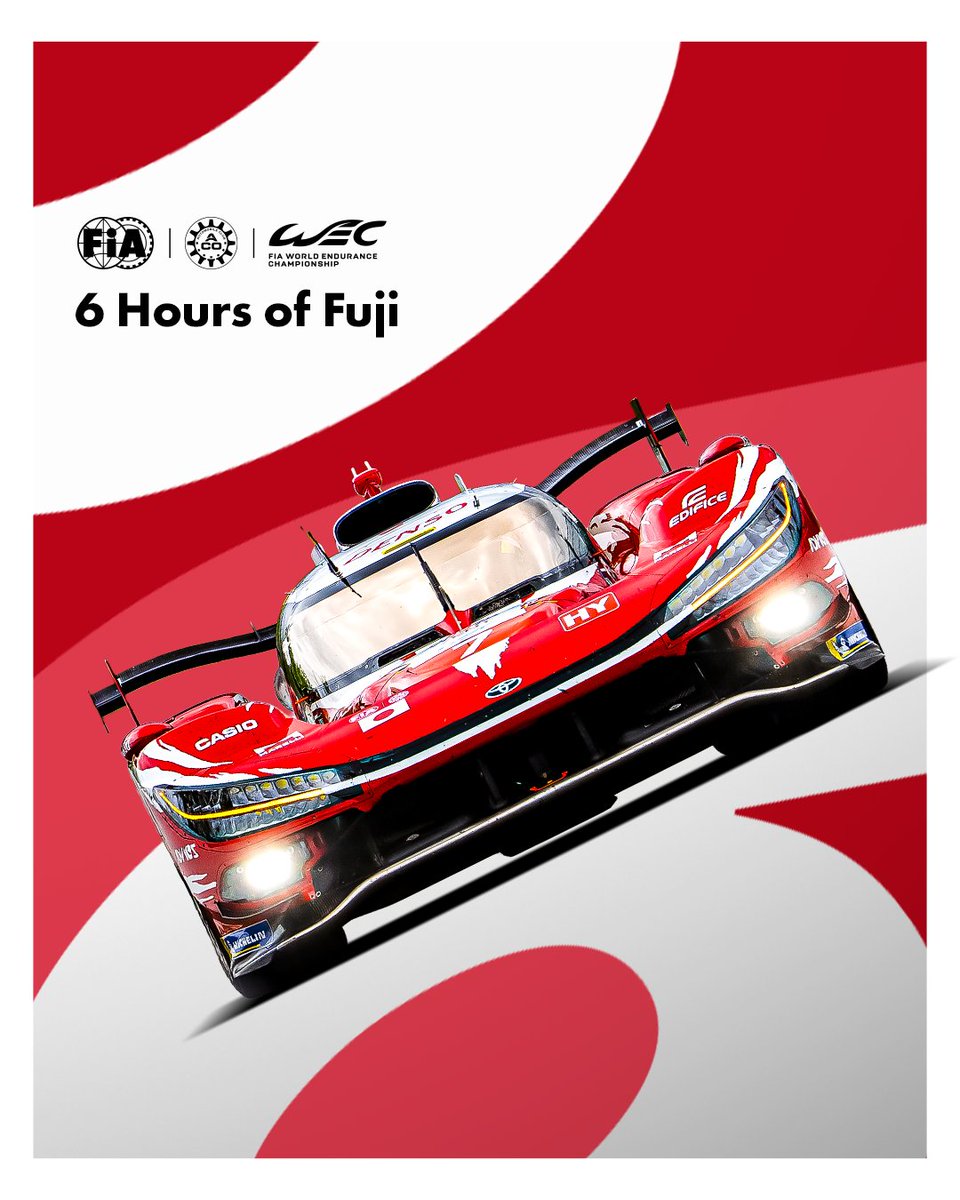 fia's tweet photo. 🇯🇵 RACE WEEK 🇯🇵

The FIA World Endurance Championship returns for the 6 Hours of Fuji this weekend for round 6 of the 2026 season 🔥

#FIA #WEC https://t.co/cSmGucmwAI