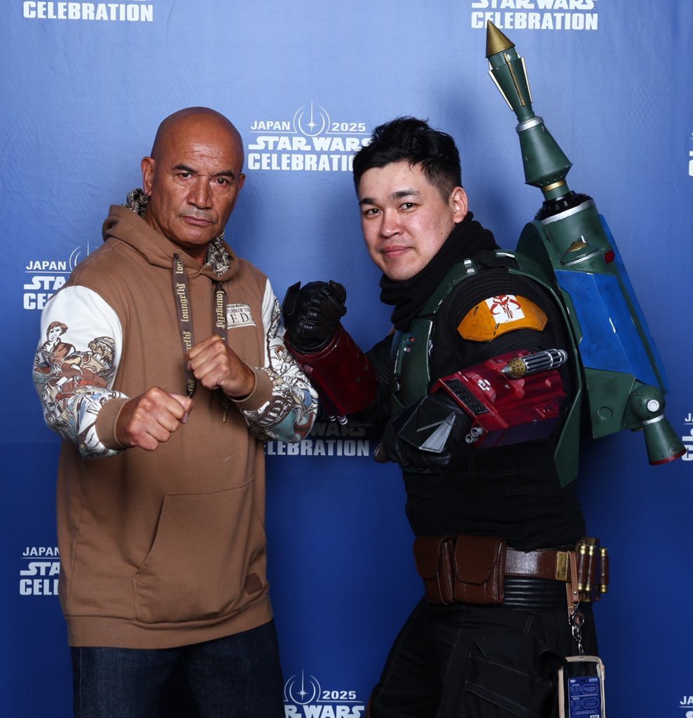 hizan_hamaoka's tweet photo. Temuera Morrisonさんから声をかけてもらって、一緒に写真を撮ったあの日のことは、一生忘れません。

まさか向こうから声をかけてもらえるなんて、本当に夢みたいな瞬間でした。

#SWなんでお前のSW見せてくれ https://t.co/g9ojFQNQuS