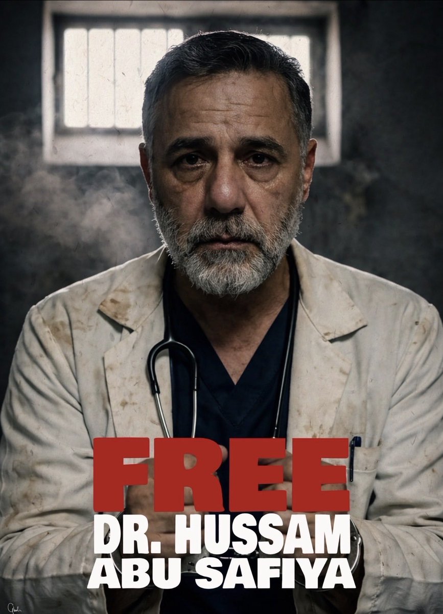 Muhammed7325's tweet photo. Doktor Hussam Abu Safiya'ya özgürlük.
#FreeDrHussamAbuSafiya https://t.co/X9dLAmoSX9