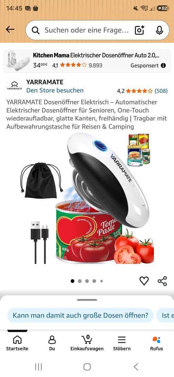 candynyaa's tweet photo. Ich habe mir heute einen elektischen Dosenöffner gekauft...WEIL ICH ZU DUMM FÜR SO NORMALE BIN 💀🤯

Ps: wie frech das da auch noch steht ...für Senioren 🥹 https://t.co/g9ILsq70QX