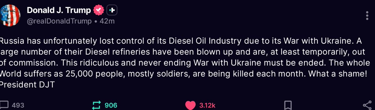 deluxe_pepe's tweet photo. Deep State wants gas prices high right now to hurt us for the midterms

That's exactly why Zelensky went after the refineries immediately after Trump told him not to https://t.co/V4cnMlJ8dF