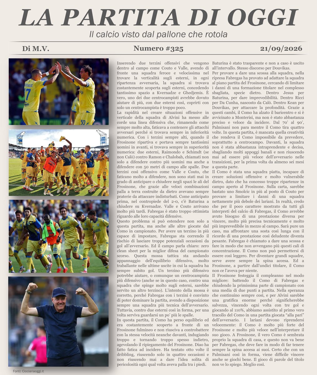 MV_05_'s tweet photo. #SerieA #FrosinoneComo Stato di grazia per il #Frosinone e per il loro portiere #Palmisani, che ha salvato la squadra nel 2T (a cui è stato rinnovato il contratto immediatamente). Il #Como deve rimanere sempre connesso: una grande squadra non perde punti in questo modo. https://t.co/ijPzSfHXAa