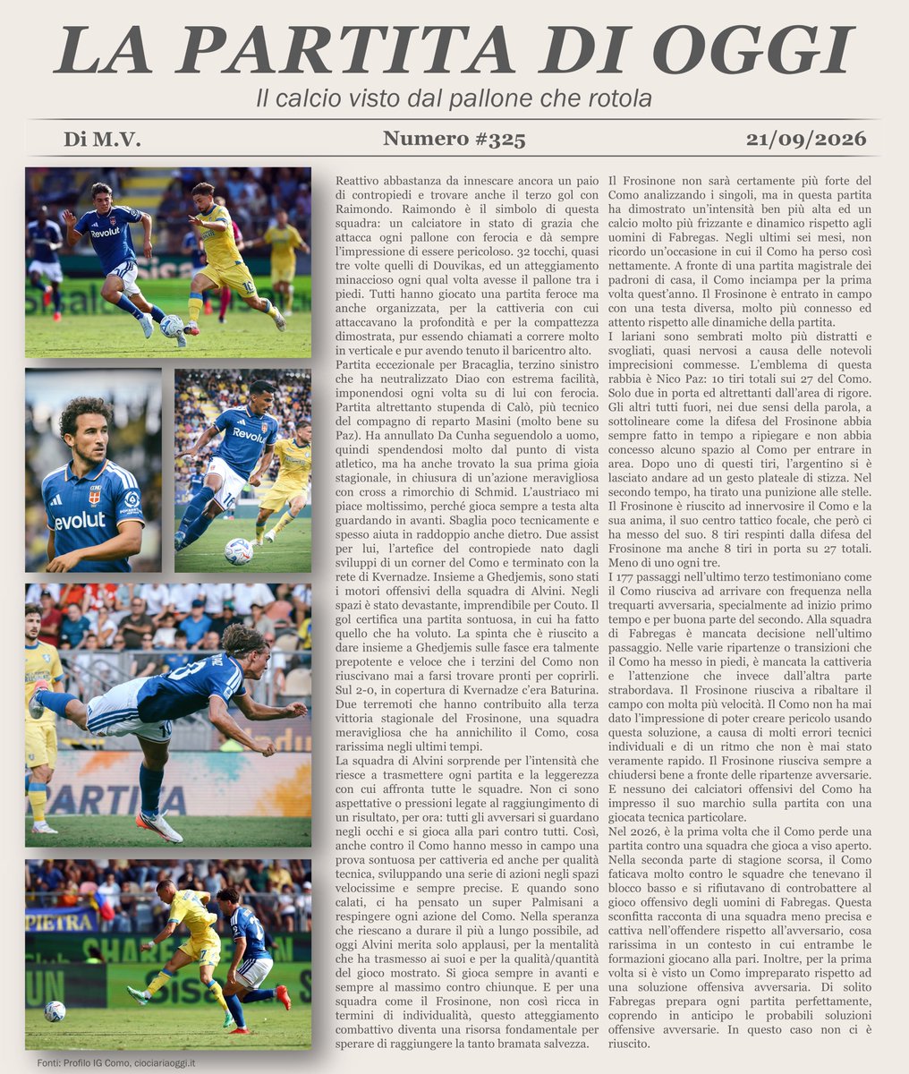 MV_05_'s tweet photo. #SerieA #FrosinoneComo Stato di grazia per il #Frosinone e per il loro portiere #Palmisani, che ha salvato la squadra nel 2T (a cui è stato rinnovato il contratto immediatamente). Il #Como deve rimanere sempre connesso: una grande squadra non perde punti in questo modo. https://t.co/ijPzSfHXAa