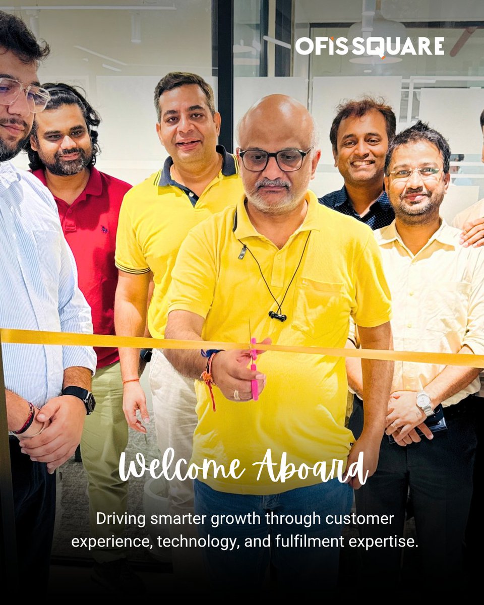 OfisSquare's tweet photo. A new team. A new workspace. A new chapter at Ofis Square. ✨
Welcoming a growing business to our community as they build, scale, and grow from a workspace designed for what’s next.
Here’s to a productive journey ahead. 🚀
#OfisSquare #ManagedOffice #CoworkingSpace #Business https://t.co/FYPcI8KC3w