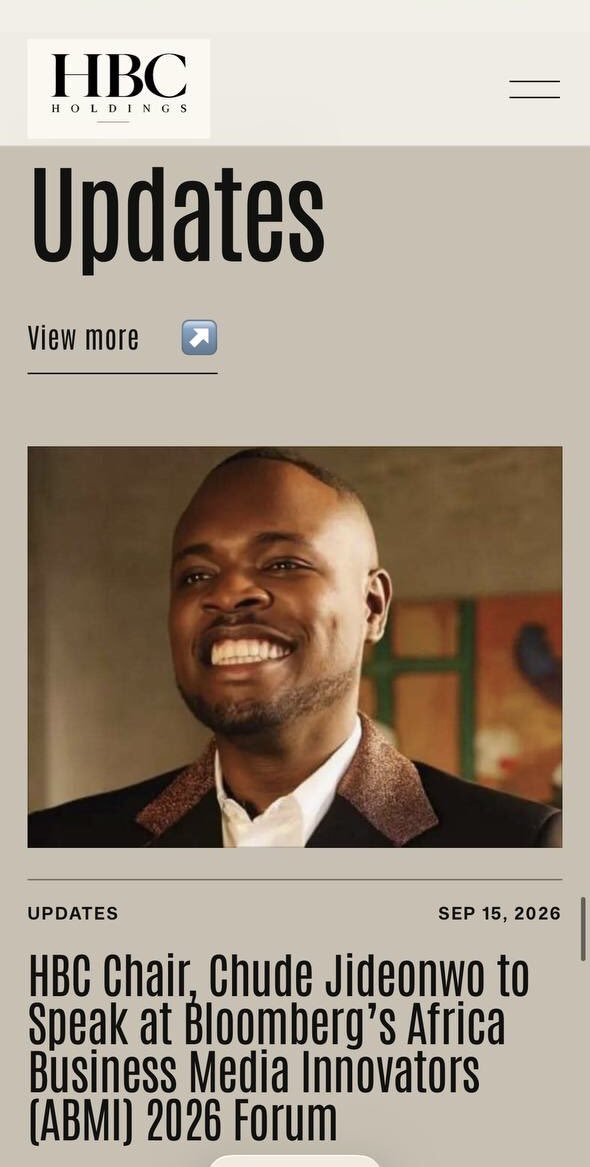Chude's tweet photo. Iβll be speaking at Bloombergβs African Business Media Innovators 2026 in Cape Town on the future of African media, creator-led media and building #WithChude into a direct-to-audience platform. β€οΈ https://t.co/sEKyFo1hJN