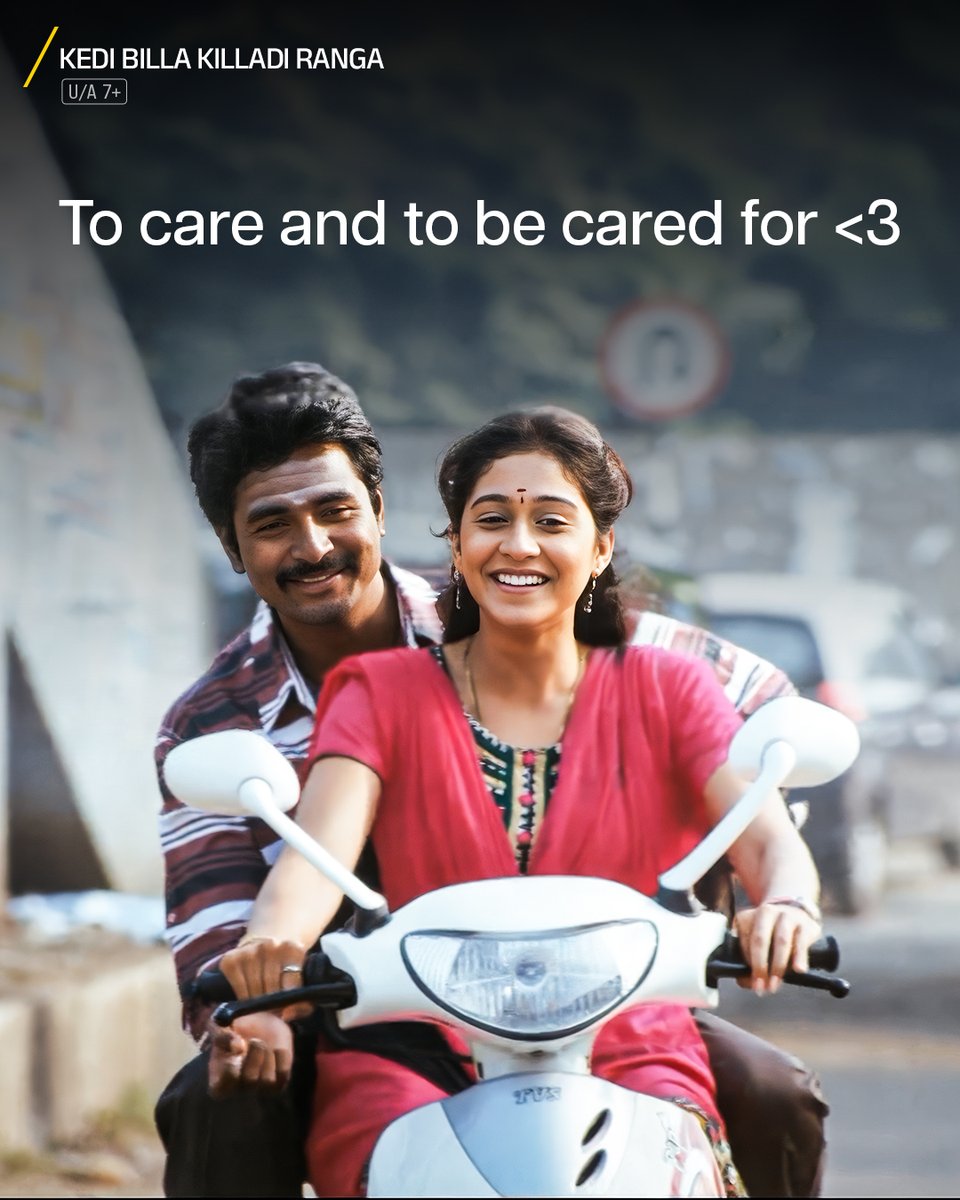 Zee5South's tweet photo. Love in all the ways..❤️

#KediBillaKilladiRanga #WatchOnZee5 #TamilZee5 https://t.co/ftt6NvVQ2p