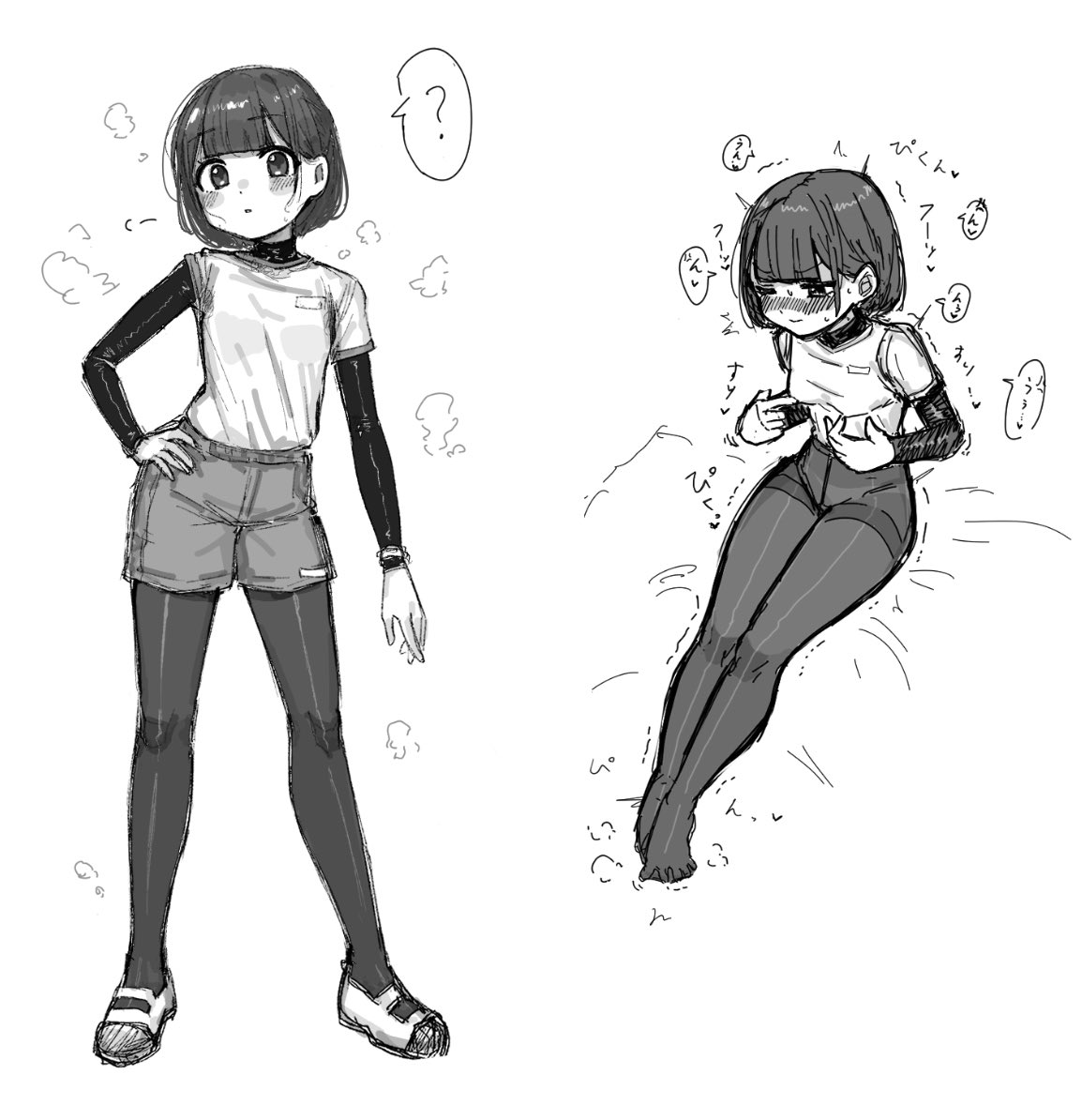 Insect_3's tweet photo. あと緊縛系じゃないけど温めておいたタイツJ〇のインナー×体操服チクニーでも https://t.co/AI1UkzpucI