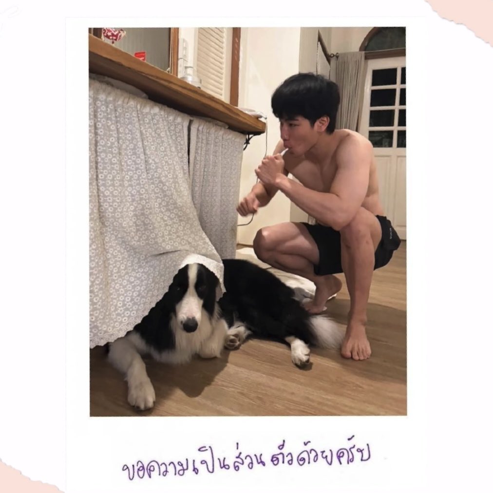 ice_eepp's tweet photo. โคตรน่ารักกกกก ทุกเรื่องราวคือมีเม่ออยู่ในนั้นเสมอเลย โลกทั้งใบของวอของจริง 🥹🤲🏻 

#DearMyselfxYinWar
#warwanarat #sammerbcollie https://t.co/Y6tEh6wglB