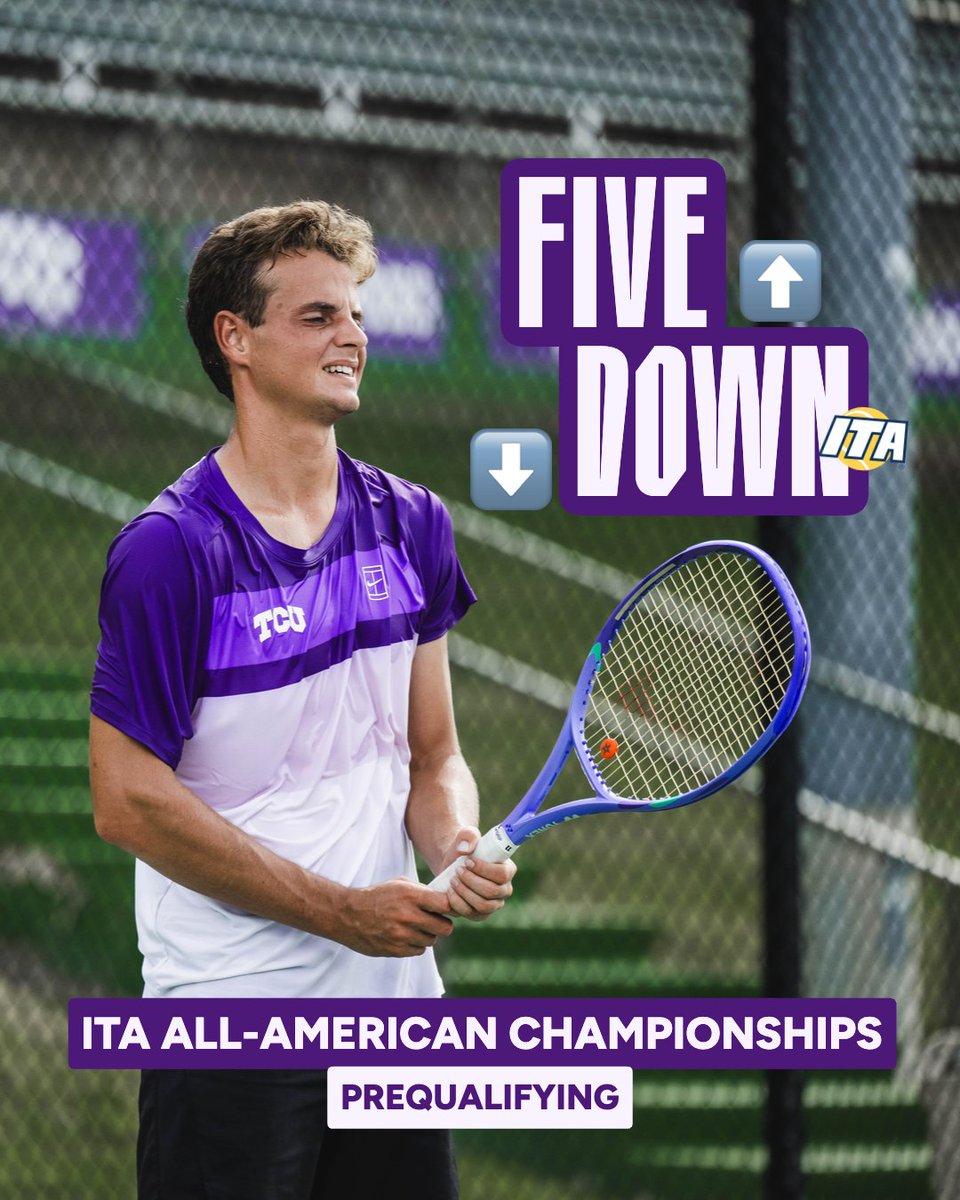 TCUMensTennis's tweet photo. Perfect for the weekend 👌

#GoFrogs https://t.co/1o2CEQLZyv