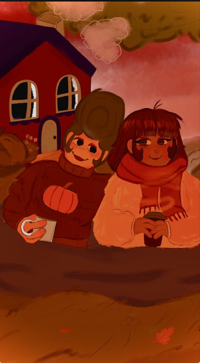 wormyspage's tweet photo. Some yumi ship art I made 😭 took forever  #Welcomehomearg #oc #art #wally #wallydarling #wh https://t.co/HGMmir5CDT