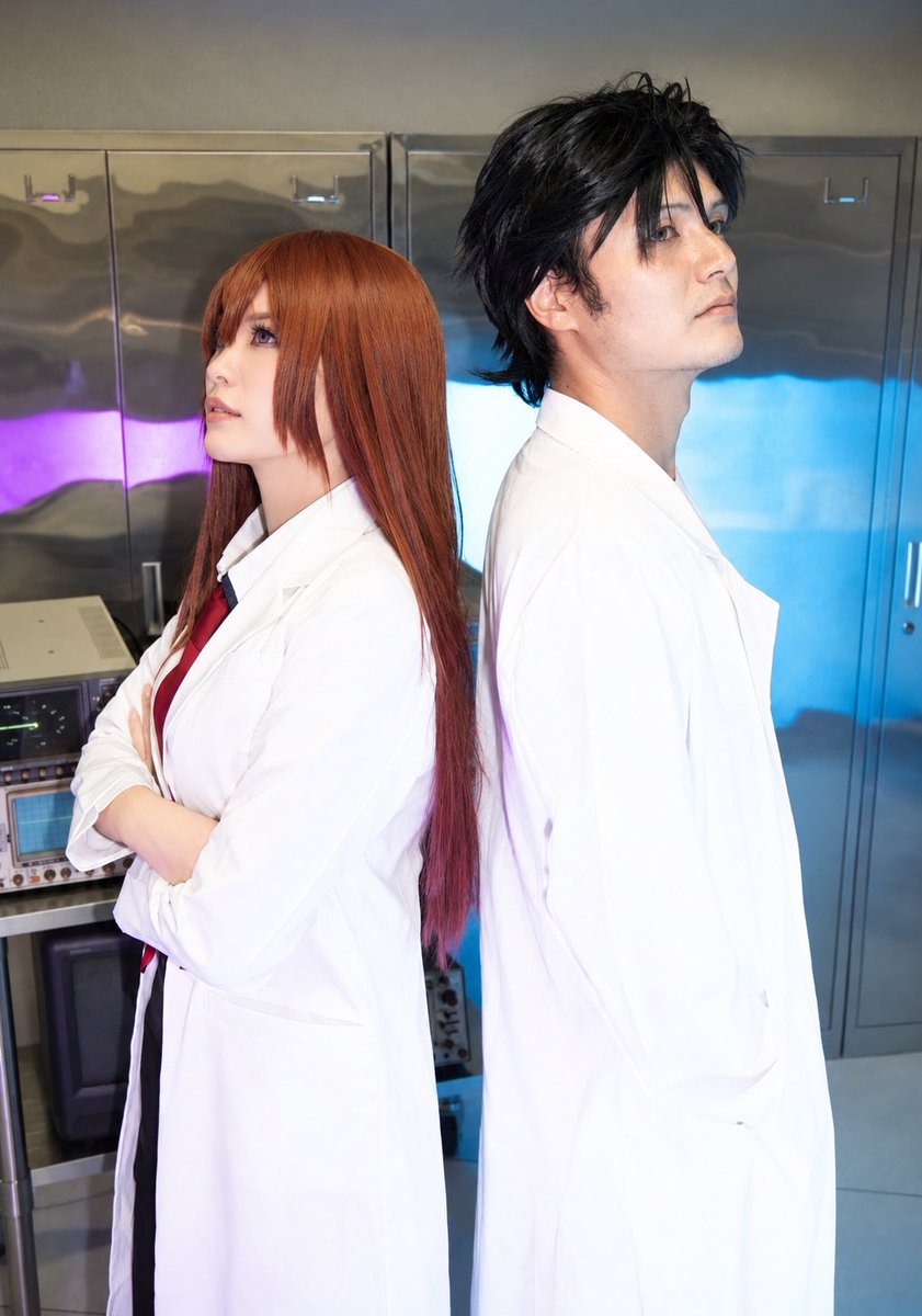 eva02_asuka02's tweet photo. ⚠️cosplay
Steins;Gate RE:BOOT
岡部倫太郎
牧瀬紅莉栖

📷：@sangekisatoko 
＃シュタインズゲート
#リブート
#シュタゲ
#宇宙最速のリブート併せ0913 https://t.co/xHn5ufX28D
