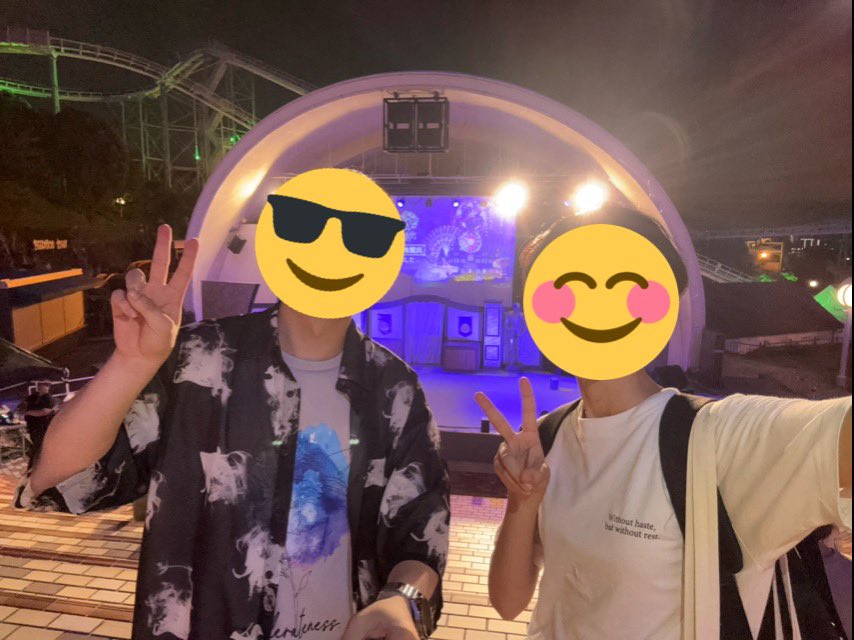 matsujun_mtmtcs's tweet photo. 「夜の魔法学校からの脱出」脱出成功🎉
割と制限時間ギリギリで焦ったけど、なんとかラス謎にも引っかからずに成功できた😭
やっぱ夜の遊園地はエモいな…🎡✨
#魔法遊園地脱出 https://t.co/dV553wA4ut