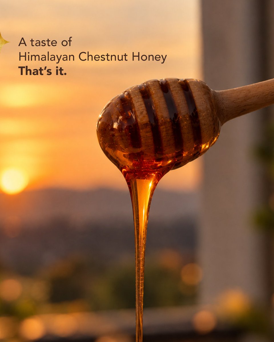 HimalayanT68148's tweet photo. What makes Mârani part of a daily ritual? What nature has put into every spoonful.

Born from rare Himalayan Chestnut, Mârani is naturally rich in KYNA and phenolic compounds, part of what makes chestnut honey so intriguing.

Discover more - Link in bio

#MâraniHoney https://t.co/lOVW7wPZJI