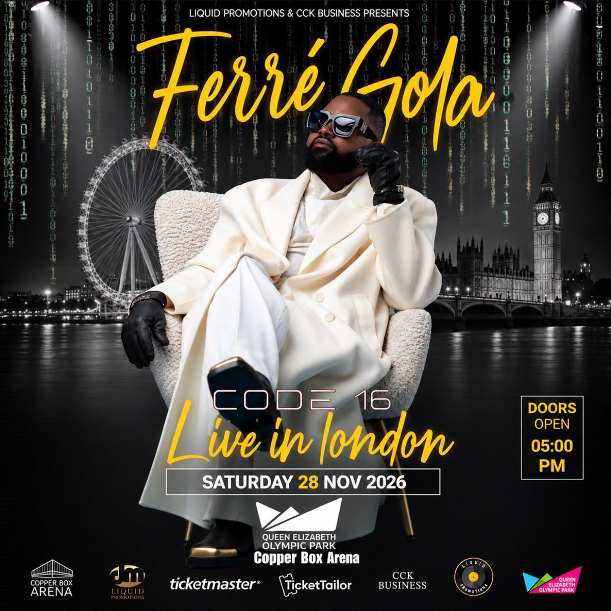 ferregola's tweet photo. 🇬🇧 LONDON 
📅 28 November 2026
🎤 COPPER BOX ARENA

🎫👉🏽 https://t.co/1pEbItwayT

#FerreGola #London 🔥⚔️ https://t.co/Rg7Hx4VaIy