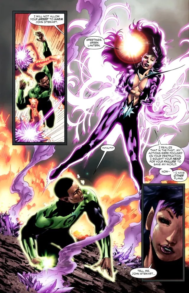 AmaznonianRain's tweet photo. At least this means we may get this diva in the future and she would be Star Sapphire. #Lanterns 🩷 https://t.co/4reAAPQ3h6