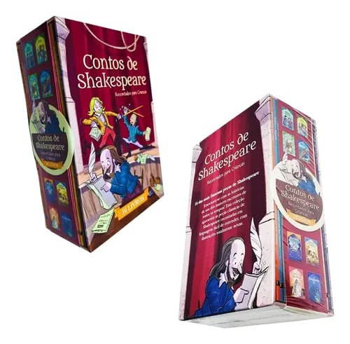 promohunters_'s tweet photo. 🔥 CORRE SÃO 16 LIVROS! 😱

📚 Box Contos de Shakespeare (16 livros adaptados para crianças) 
💵 R$27,94
🛒 https://t.co/FVVePkLxli https://t.co/ZuyBgHbAHJ