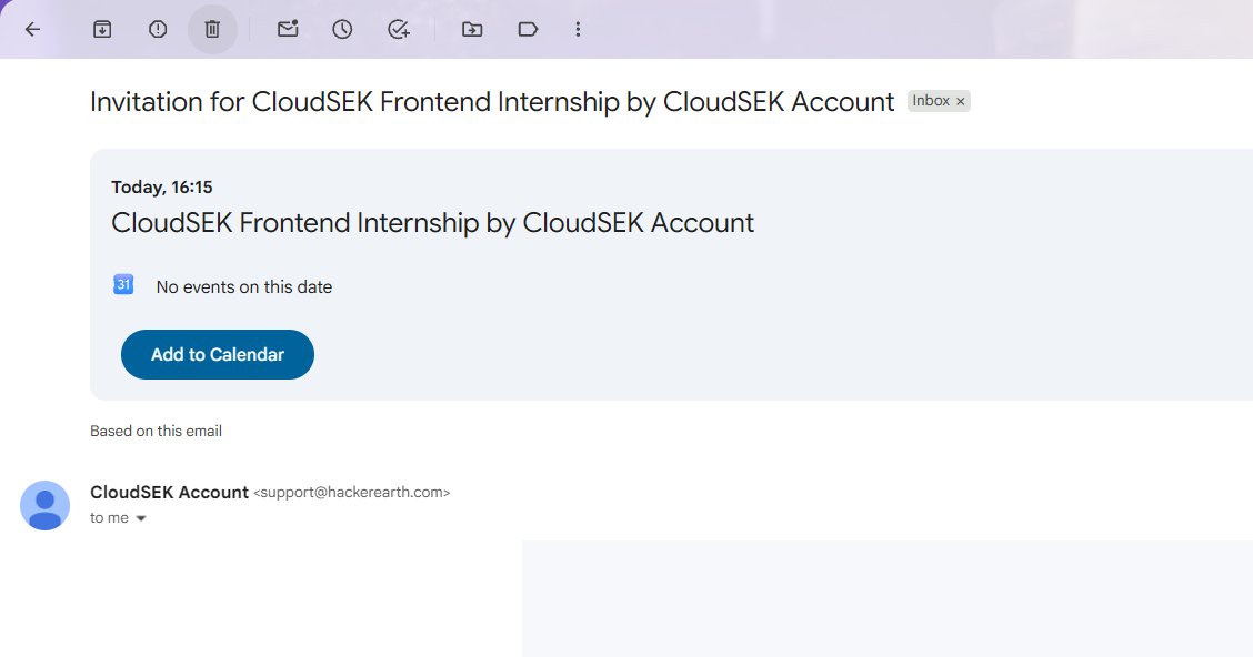 bloomcocoa858's tweet photo. Anyone  here idea about CloudSEK test?? https://t.co/2GPrM6JXxc