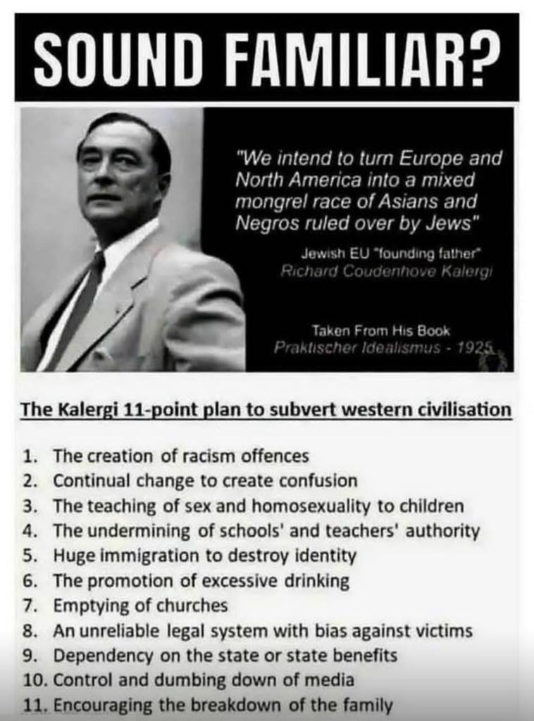 PhlyerFilly's tweet photo. @HansScottfmLI @Rising_america2 Been saying it for years. The kalergi plan is in place. https://t.co/P5qLmx8ycP