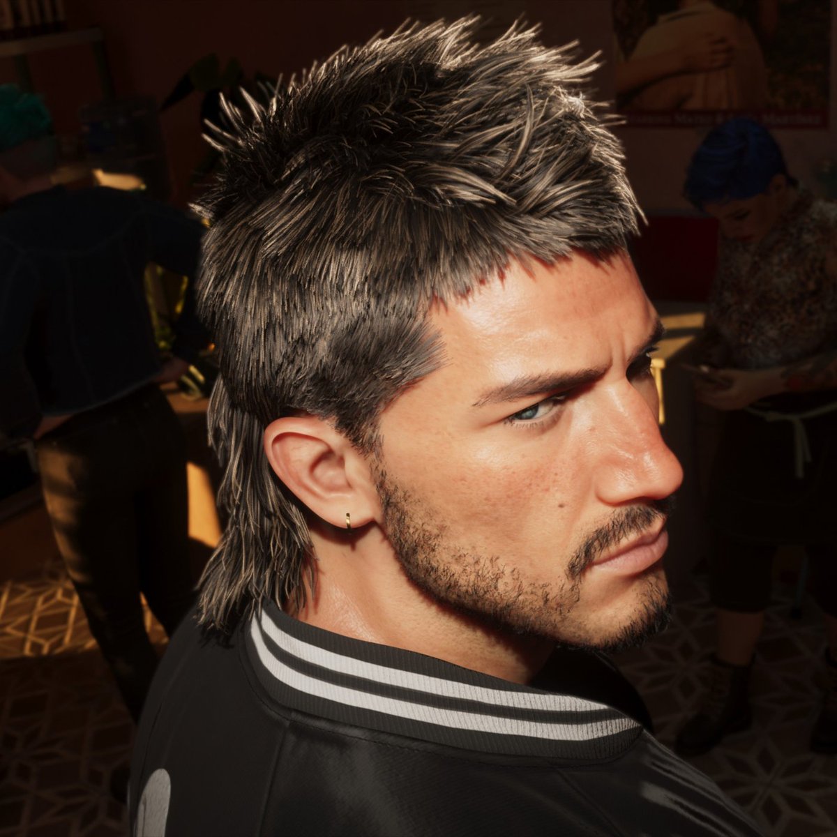 GTAlphaintel's tweet photo. Natural hair growth won't return from Red Dead Redemption 2

Rockstar says they considered it but chose instant hairstyle customization instead for GTA 6 https://t.co/chQOCegPDA
