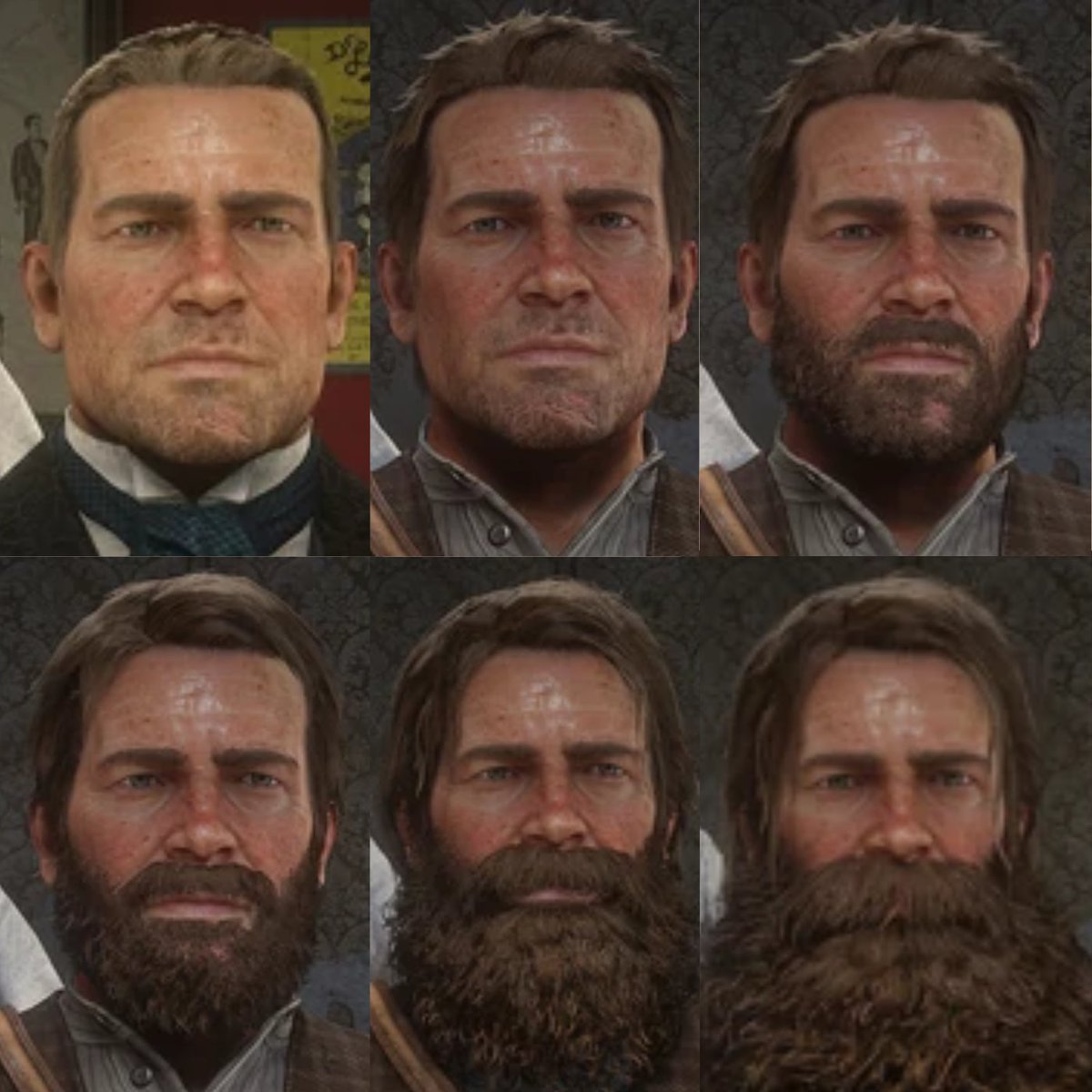 GTAlphaintel's tweet photo. Natural hair growth won't return from Red Dead Redemption 2

Rockstar says they considered it but chose instant hairstyle customization instead for GTA 6 https://t.co/chQOCegPDA