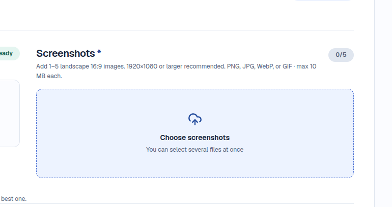 rashid_js_dev's tweet photo. @nikhilx22 Hi Nikhil! I checked and found an issue. After using the AI pre-fill, it added some images, mostly from the meta tags. However, when I try to remove them and upload my own, nothing happens. Hope you can take a look. https://t.co/Evz7LOtNSK