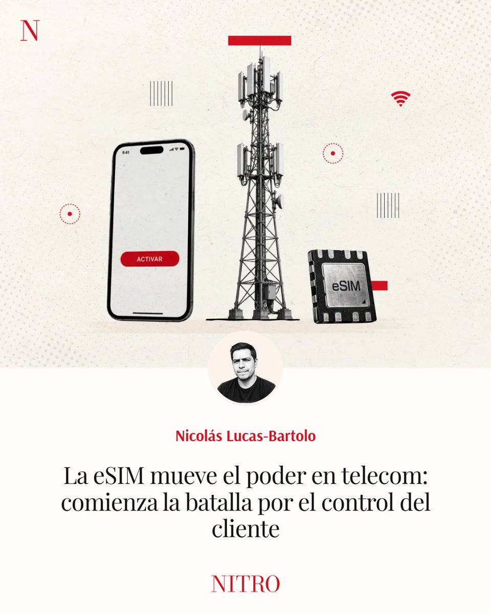 Nitro_Mexico's tweet photo. La batalla de la eSIM no es por eliminar el plástico.

Es por decidir quién controla al cliente.

Operadores, travel eSIM, roaming, churn e IoT empiezan a cruzarse en una transformación mucho mayor.

https://t.co/2uwyGpvxN7
#eSIM @x_9758 @iot_isp @Telefonia_Mx @tvporcable https://t.co/SIIhWF3QQV